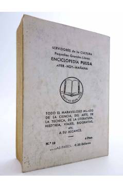 Contracubierta de ENCICLOPEDIA PULGA GIGANTE 12. EL NAUTILUS (Julio Verne) G.P. Circa 1960