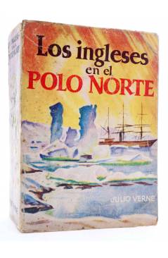 Cubierta de ENCICLOPEDIA PULGA GIGANTE 54. LOS INGLESES EN EL POLO NORTE (Julio Verne) G.P. Circa 1960