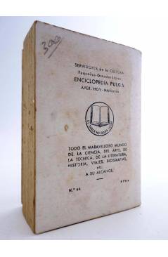 Contracubierta de ENCICLOPEDIA PULGA GIGANTE 66. LA NOVELA DE UN JOVEN POBRE (Octavio Feuillet) G.P. Circa 1960