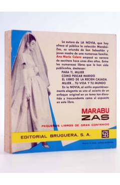 Contracubierta de MARABU ZAS 79. LA NOVIA (Ana María Calera) Bruguera Bolsilibros 1963