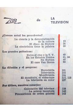 Muestra 2 de MARABU ZAS 87. LA TELEVISIÓN (Fedor Yorlov) Bruguera Bolsilibros 1963