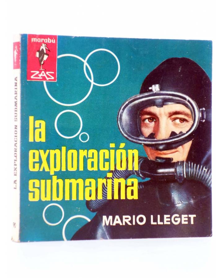 Cubierta de MARABU ZAS 90. LA EXPLORACIÓN SUBMARINA (Mario Lleget) Bruguera Bolsilibros 1963