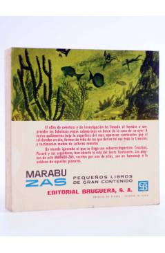 Contracubierta de MARABU ZAS 90. LA EXPLORACIÓN SUBMARINA (Mario Lleget) Bruguera Bolsilibros 1963