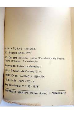Muestra 1 de MINIATURAS LINDES. EL MANAPUTILLA (Ricardo Arias) Lindes 1978