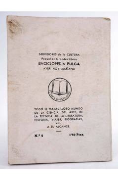 Contracubierta de ENCICLOPEDIA PULGA 2. LA EPOPEYA DE LA MADERA (Abel Esquiroz) G.P. Circa 1955