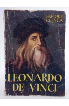Cubierta de ENCICLOPEDIA PULGA 4. LEONARDO DA VINCI (Enrique Cuenca) G.P. Circa 1955