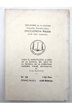 Contracubierta de ENCICLOPEDIA PULGA 82. EL SEÑOR PROJARCHIN (Fedor Dostoiewski) G.P. Circa 1955