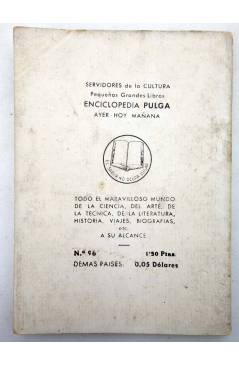 Contracubierta de ENCICLOPEDIA PULGA 96. EUGENIA DE MONTIJO (F. Vicens) G.P. Circa 1955