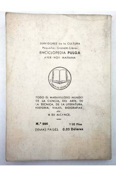 Contracubierta de ENCICLOPEDIA PULGA 208. FAUNA AFRICANA (Jorge Bofarull) G.P. Circa 1955