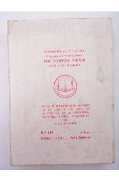 Contracubierta de ENCICLOPEDIA PULGA 160. ROBIN HOOD (Anónimo) G.P. Circa 1955