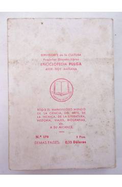 Contracubierta de ENCICLOPEDIA PULGA 170. HÉCTOR FIERAMOSCA (Massimo Taparelli) G.P. Circa 1955