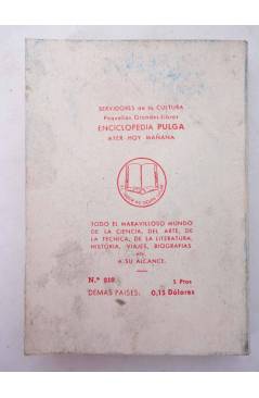 Contracubierta de ENCICLOPEDIA PULGA 210. WINSTON CHURCHILL (Darío Creus) G.P. Circa 1955