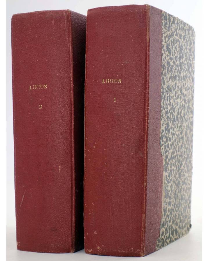 Cubierta de LIRIOS ABANDONADOS 1 a 413. FOLLETIN COMPLETO EN 2 TOMOS (Rosa González) Guerri Circa 1930