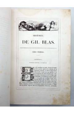 Muestra 6 de HISTORIA DE GIL BLAS DE SANTILLANA. COMPLETO EN DOS TOMOS (Mr. Le Sage) Antonio Bergnes 1840
