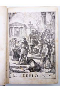 Cubierta de EL PUEBLO REY O EL GOBIERNO REPUBLICANO DE LA ANTIGUA ROMA (Álvaro María Sancho) Jaime Repús 1870