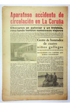 Contracubierta de EL CASO. SEMANARIO DE SUCESOS 350. 17 DE ENERO DE 1959. INCOMPLETO (Vvaa) Prensa Castellana 1959