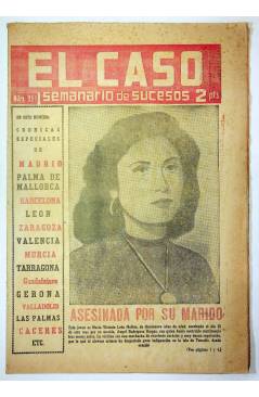 Cubierta de EL CASO. SEMANARIO DE SUCESOS 351. 24 DE ENERO DE 1959 (Vvaa) Prensa Castellana 1959