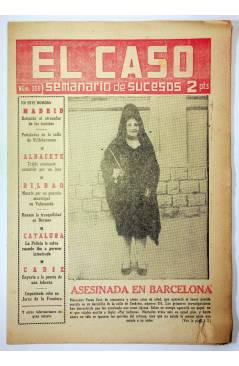 Cubierta de EL CASO. SEMANARIO DE SUCESOS 358. 14 DE MARZO DE 1959 (Vvaa) Prensa Castellana 1959
