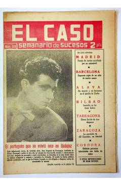 Cubierta de EL CASO. SEMANARIO DE SUCESOS 360. 28 DE MARZO DE 1959 (Vvaa) Prensa Castellana 1959