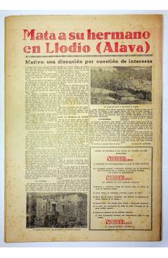Contracubierta de EL CASO. SEMANARIO DE SUCESOS 360. 28 DE MARZO DE 1959 (Vvaa) Prensa Castellana 1959