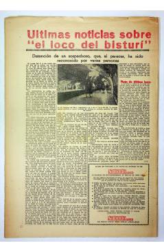 Contracubierta de EL CASO. SEMANARIO DE SUCESOS 362. 11 DE ABRIL DE 1959 (Vvaa) Prensa Castellana 1959