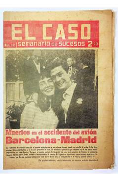 Cubierta de EL CASO. SEMANARIO DE SUCESOS 365. 2 DE MAYO DE 1959 (Vvaa) Prensa Castellana 1959