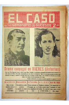 Cubierta de EL CASO. SEMANARIO DE SUCESOS 366. 9 DE MAYO DE 1959 (Vvaa) Prensa Castellana 1959
