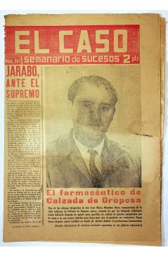 Cubierta de EL CASO. SEMANARIO DE SUCESOS 367. 16 DE MAYO DE 1959 (Vvaa) Prensa Castellana 1959
