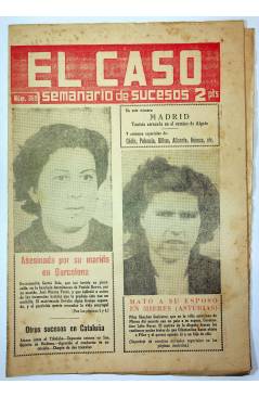 Cubierta de EL CASO. SEMANARIO DE SUCESOS 369. 30 DE MAYO DE 1959 (Vvaa) Prensa Castellana 1959