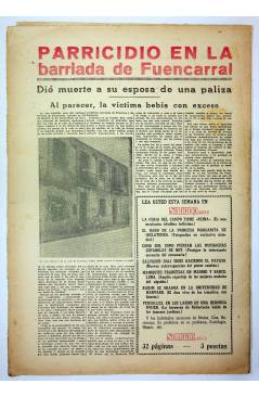 Contracubierta de EL CASO. SEMANARIO DE SUCESOS 372. 20 DE JUNIO DE 1959 (Vvaa) Prensa Castellana 1959