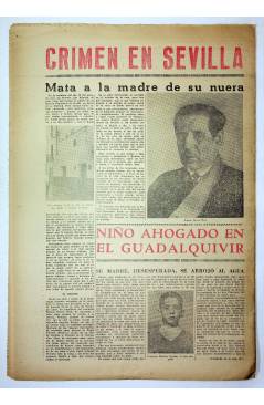 Contracubierta de EL CASO. SEMANARIO DE SUCESOS 374. 4 DE JULIO DE 1959 (Vvaa) Prensa Castellana 1959