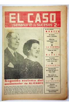 Cubierta de EL CASO. SEMANARIO DE SUCESOS 380. 15 DE AGOSTO DE 1959 (Vvaa) Prensa Castellana 1959