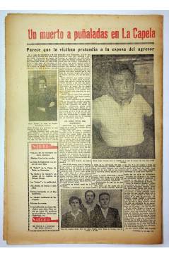 Contracubierta de EL CASO. SEMANARIO DE SUCESOS 380. 15 DE AGOSTO DE 1959 (Vvaa) Prensa Castellana 1959