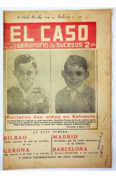 Cubierta de EL CASO. SEMANARIO DE SUCESOS 381. 22 DE AGOSTO DE 1959 (Vvaa) Prensa Castellana 1959