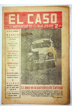 Cubierta de EL CASO. SEMANARIO DE SUCESOS 382. 29 DE AGOSTO DE 1959 (Vvaa) Prensa Castellana 1959