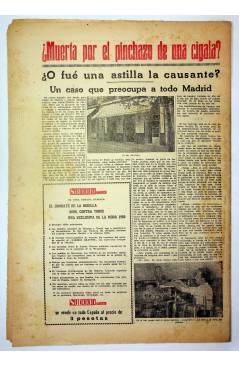 Contracubierta de EL CASO. SEMANARIO DE SUCESOS 383. 5 DE SEPTIEMBRE DE 1959 (Vvaa) Prensa Castellana 1959