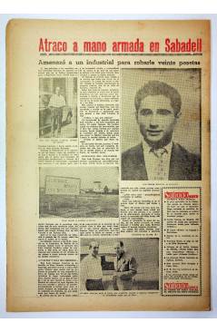 Contracubierta de EL CASO. SEMANARIO DE SUCESOS 385. 19 DE SEPTIEMBRE DE 1959 (Vvaa) Prensa Castellana 1959