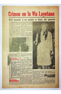 Contracubierta de EL CASO. SEMANARIO DE SUCESOS 386. 26 DE SEPTIEMBRE DE 1959 (Vvaa) Prensa Castellana 1959
