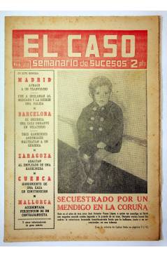 Cubierta de EL CASO. SEMANARIO DE SUCESOS 389. 17 DE OCTUBRE DE 1959 (Vvaa) Prensa Castellana 1959