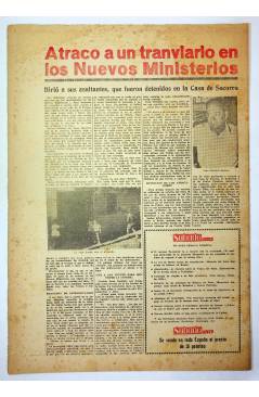 Contracubierta de EL CASO. SEMANARIO DE SUCESOS 389. 17 DE OCTUBRE DE 1959 (Vvaa) Prensa Castellana 1959