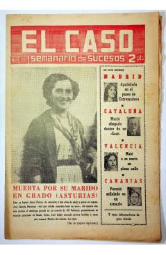Cubierta de EL CASO. SEMANARIO DE SUCESOS 390. 24 DE OCTUBRE DE 1959 (Vvaa) Prensa Castellana 1959