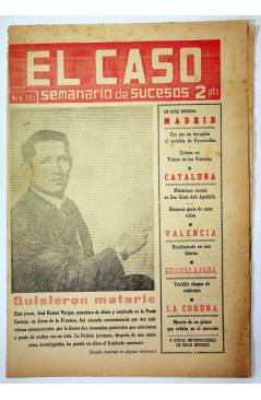 Cubierta de EL CASO. SEMANARIO DE SUCESOS 394. 21 DE NOVIEMBRE DE 1959 (Vvaa) Prensa Castellana 1959