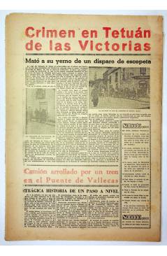 Contracubierta de EL CASO. SEMANARIO DE SUCESOS 394. 21 DE NOVIEMBRE DE 1959 (Vvaa) Prensa Castellana 1959