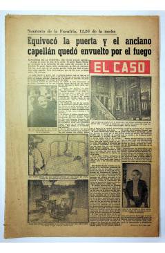 Contracubierta de EL CASO. SEMANARIO DE SUCESOS 620. 21 DE MARZO DE 1964 (Vvaa) Prensa Castellana 1964