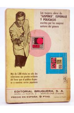 Contracubierta de PUNTO ROJO 370. EL MUERTO LA SABÍA LARGA (Frank Caudett) Bruguera Bolsilibros 1969