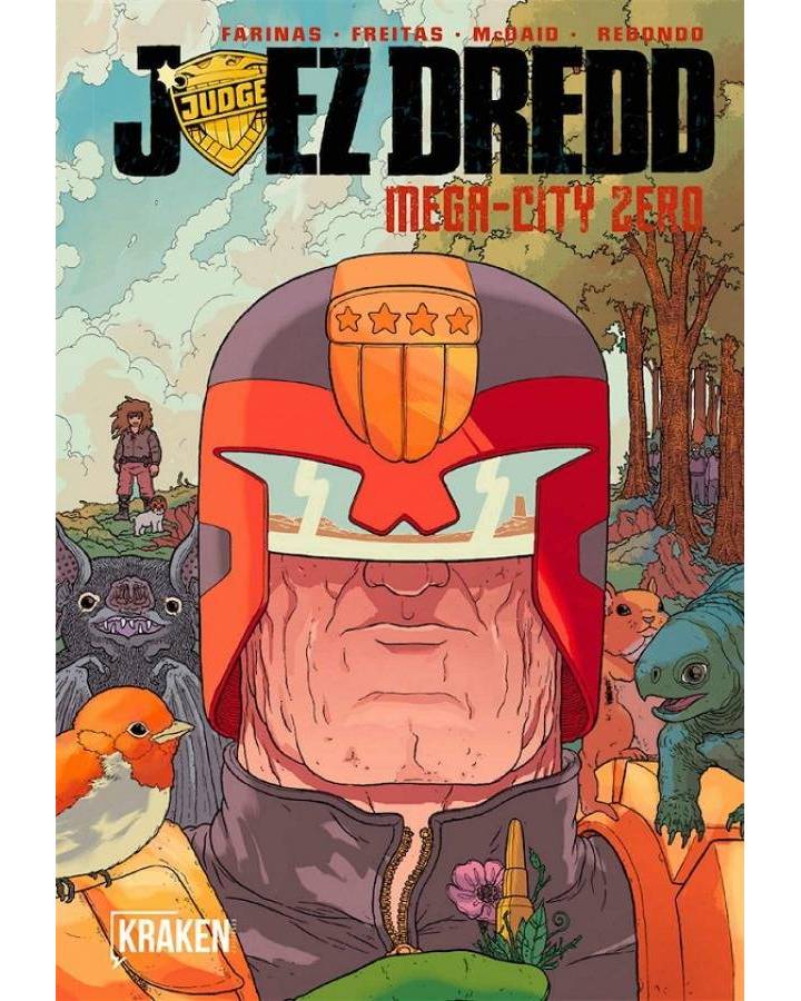 Cubierta de JUEZ DREDD MEGACITY ZERO 2 (Farinas / Freitas / Mcdaid) Kraken 2018