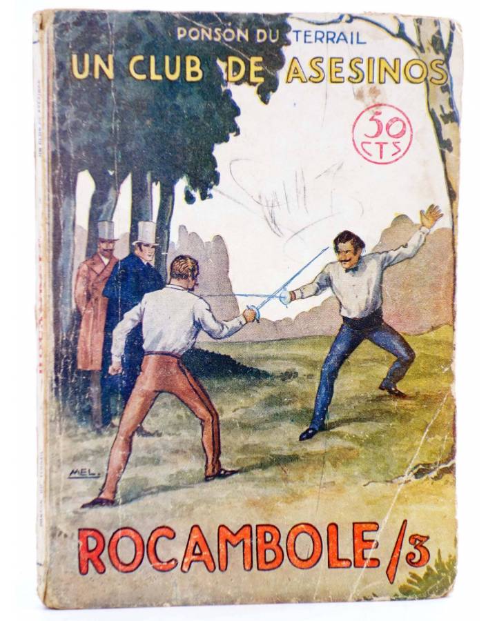 Cubierta de ROCAMBOLE 3. UN CLUB DE ASESINOS (Ponson Du Terrail) Prensa Moderna Circa 1930