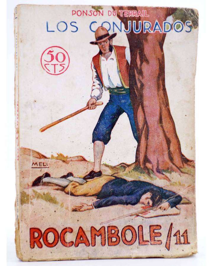 Cubierta de ROCAMBOLE 11. LOS CONJURADOS (Ponson Du Terrail) Prensa Moderna Circa 1930