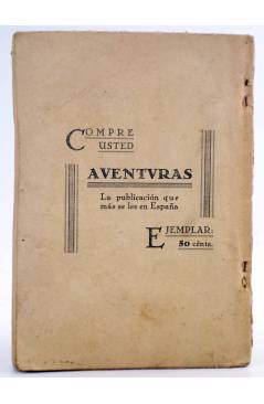 Contracubierta de ROCAMBOLE 11. LOS CONJURADOS (Ponson Du Terrail) Prensa Moderna Circa 1930