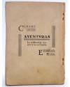 Contracubierta de ROCAMBOLE 11. LOS CONJURADOS (Ponson Du Terrail) Prensa Moderna Circa 1930